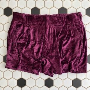 FREE PEOPLE | VELVET SHORTS